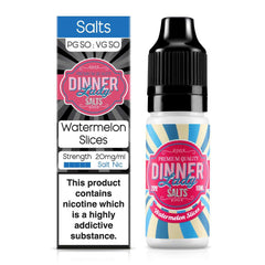 Watermelon Slices 10ml Nic Salt E-Liquid By Dinner Lady