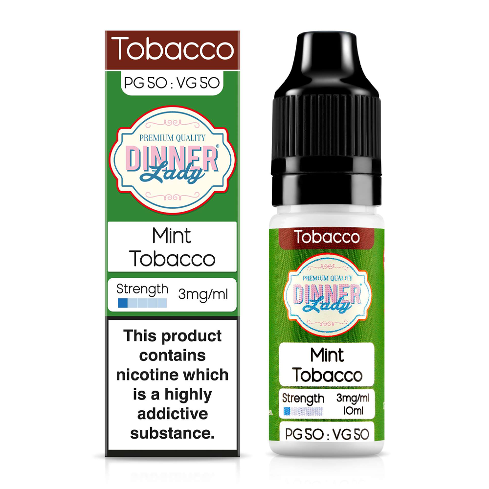 Mint Tobacco 10ml 50/50 E-Liquid By Dinner Lady