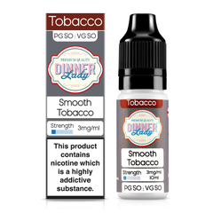 Smooth Tobacco 10ml 50/50 E-Liquid By Dinner Lady