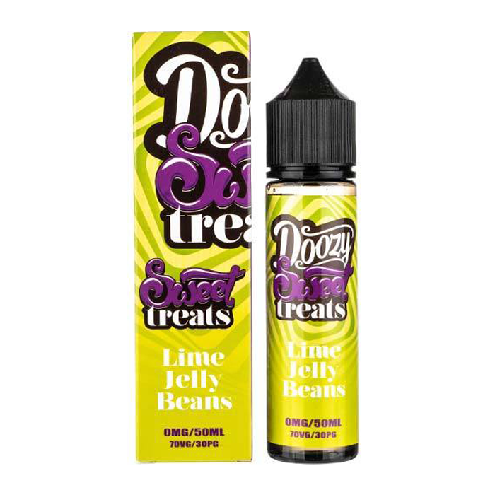 Lime Jelly Beans 50ml Shortfill E-Liquid by Doozy Sweets