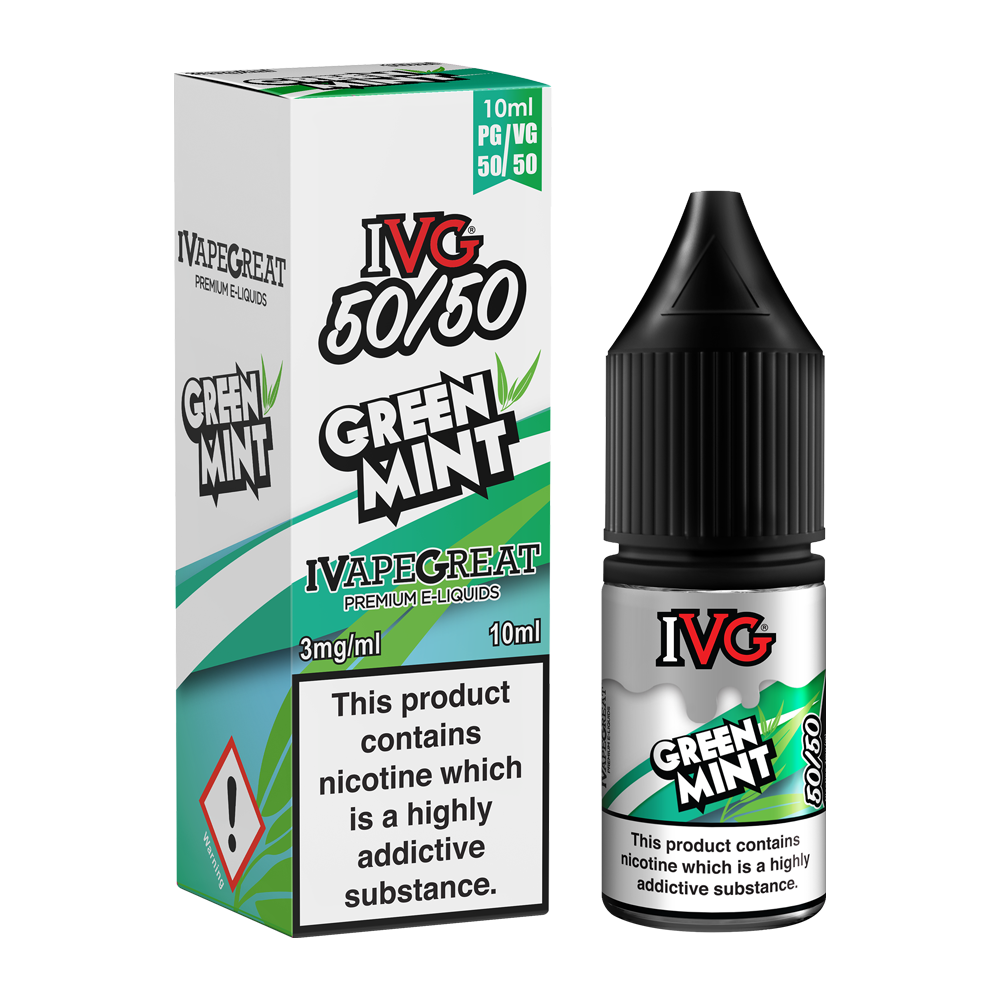 Green Mint 10ml E-Liquid by IVG