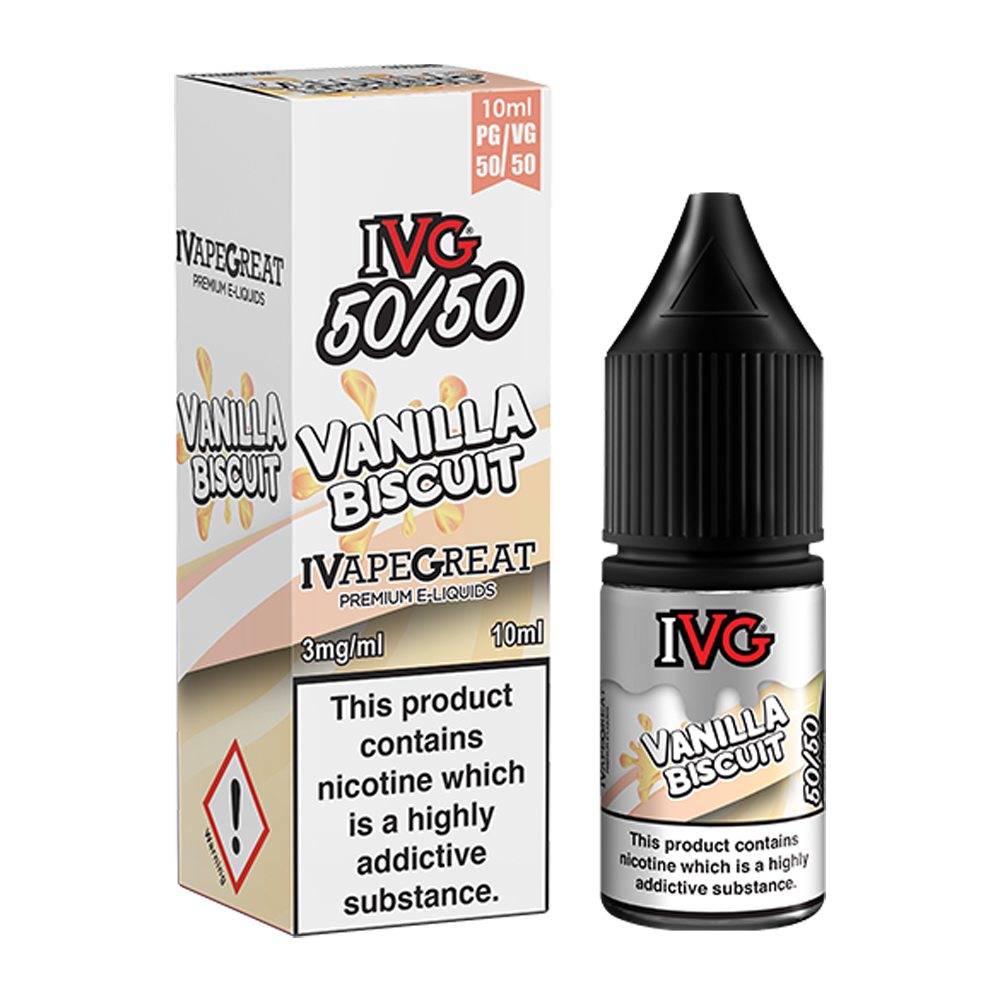 Vanilla Biscuit 10ml E-Liquid by IVG