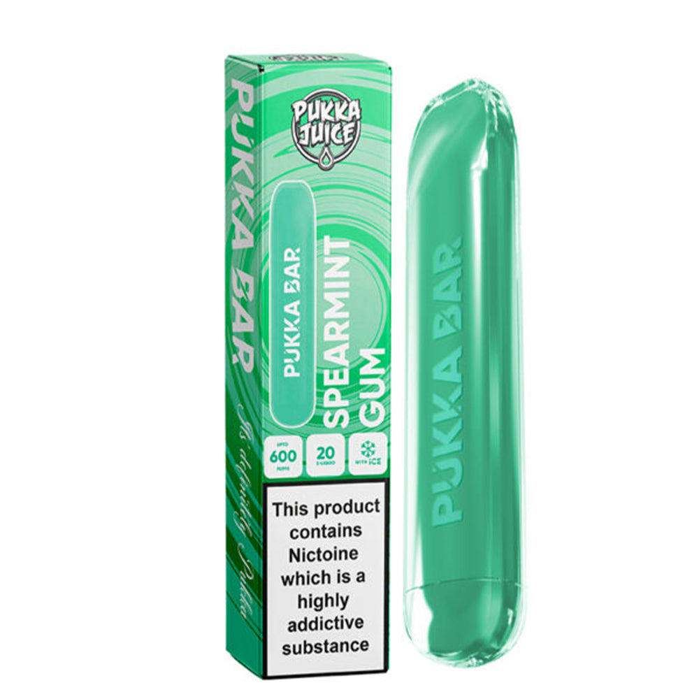 Pukka Bar Spearmint Disposable Vape