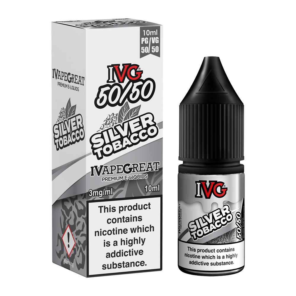 Silver Tobacco 10ml E-Liquid by IVG