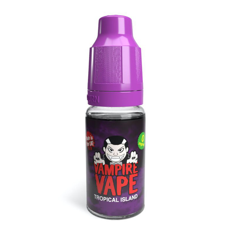 Tropical Island 10ml E-Liquid By Vampire Vape