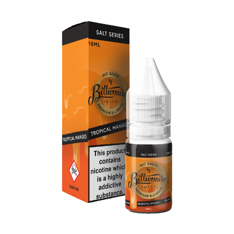 Tropical Mango 10ml Nic Salt E-Liquid by Billionaire Juice