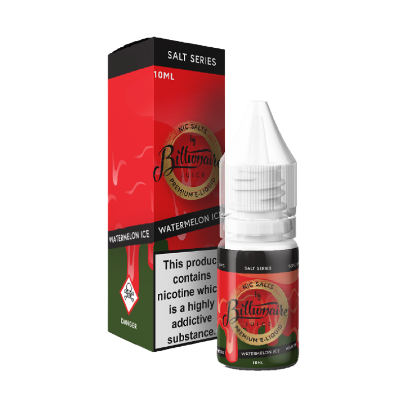 Watermelon Ice 10ml Nic Salt E-Liquid by Billionaire Juice