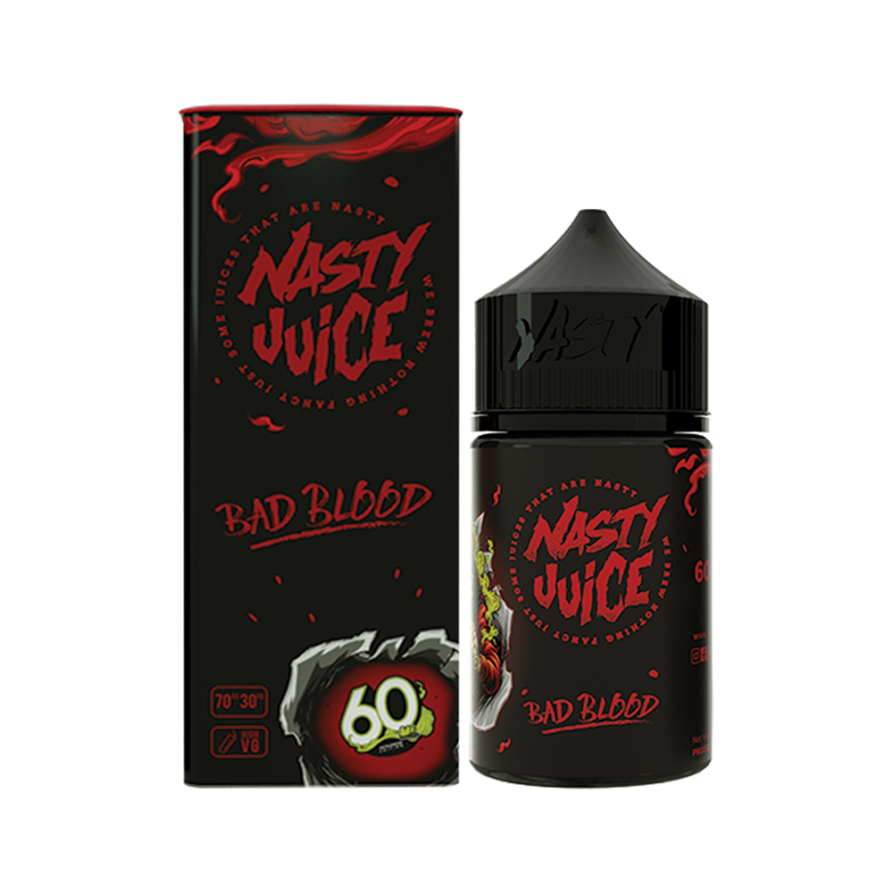 Bad Blood 50ml Shortfill E-Liquid By Nasty Juice