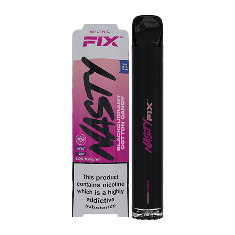 Nasty Air Fix Blackcurrant Cotton Candy Disposable Vape